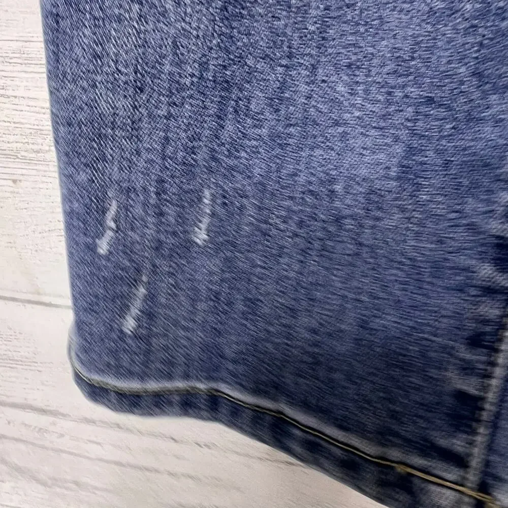 Free People Jeans Womens Size W25 Straight Leg Light Washed Distressed